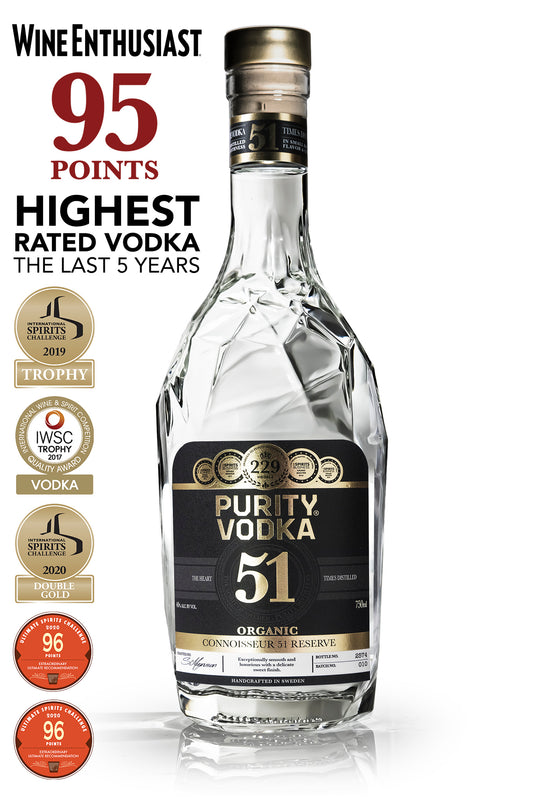 Vodka biologique Purity Connoisseur 51 Reserve 700 ml