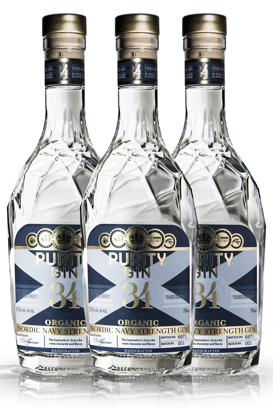 Purity Navy Strength Gin Triplepack